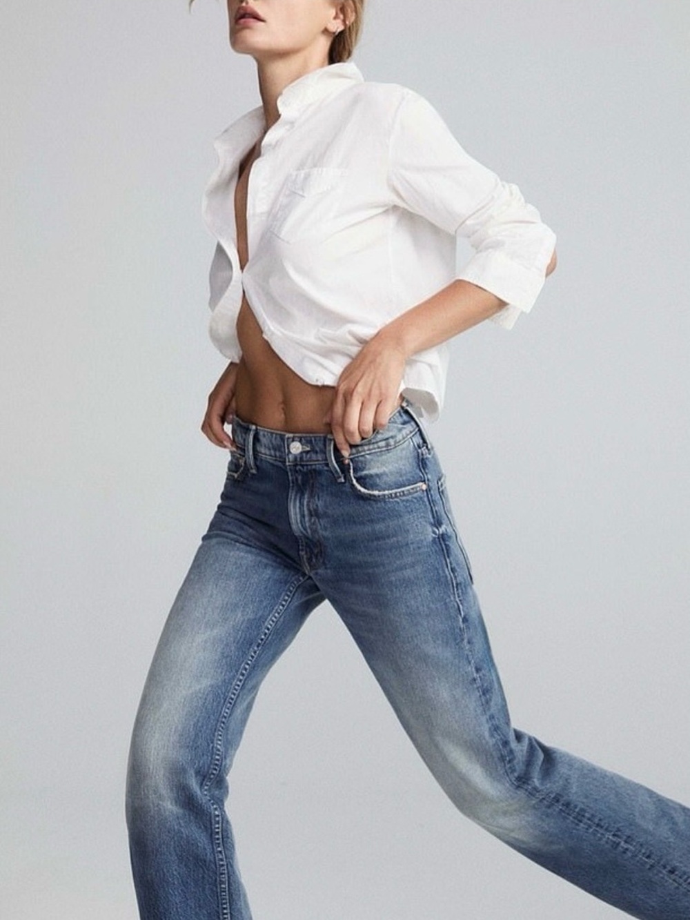 MOTHER SUPERIOR Jeans Reifler Early Blue Size 27 - Picture 8 of 14
